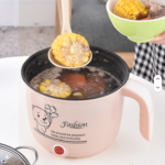 1.8l 300w 600w electric cooker household multi function mini rice hot pot stainless steel nonstick cookware