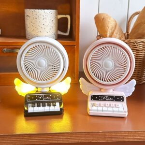 Home piano shaped mini usb desktop fans